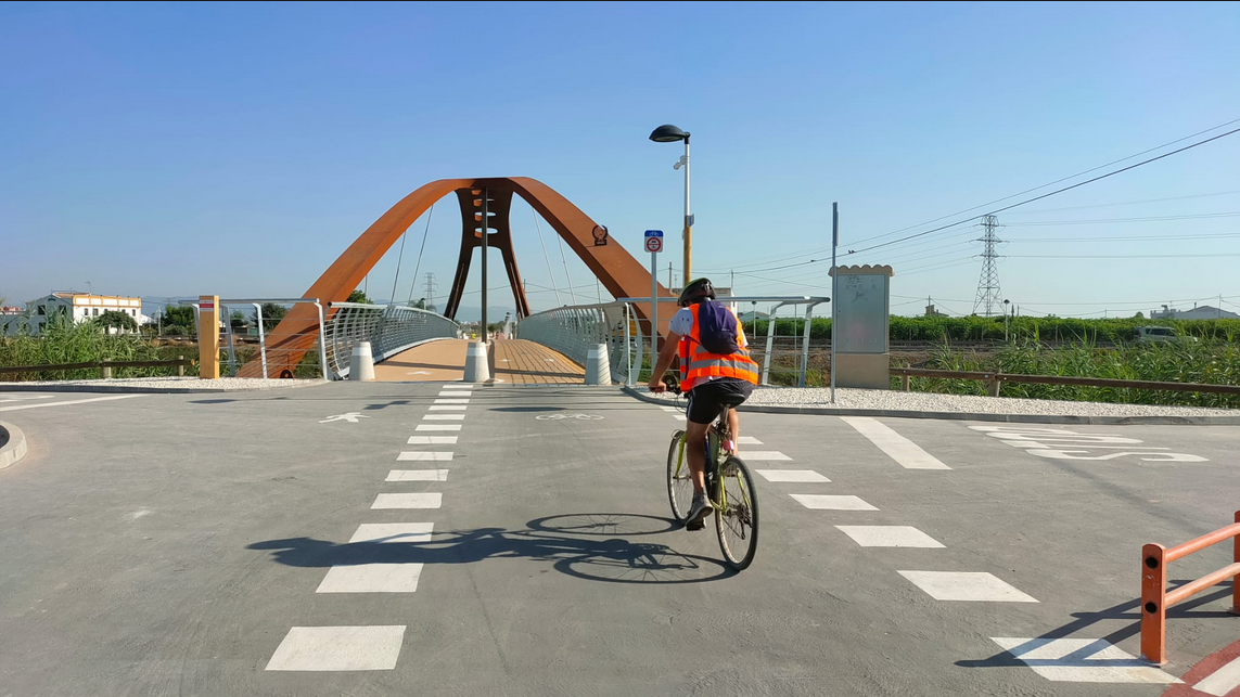 vía ciclopeatonal que unirá Alcàsser y Silla